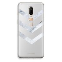 Marmeren pijlen: OnePlus 6 Transparant Hoesje