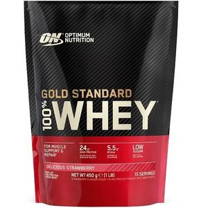 100% Whey Gold Standard 450gr Aardbei