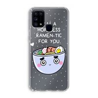 I'm A Hopeless Ramen-Tic For You: Samsung Galaxy M31 Transparant Hoesje