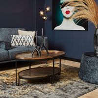 Ovale salontafels Naturel | ovaal | x 98 x 45(h) cm - thumbnail