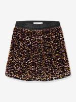 Meisjesrok met pailletten NKFRUNICA NAME IT goud