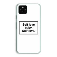 Self love: Google Pixel 5a 5G Transparant Hoesje