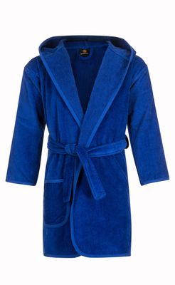 Baby badjas kobaltblauw met capuchon-1-2 jaar (92)