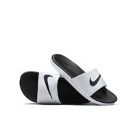Nike Kawa Slippers Kids Wit Zwart Nike Kawa Slippers Kids Wit Zwart