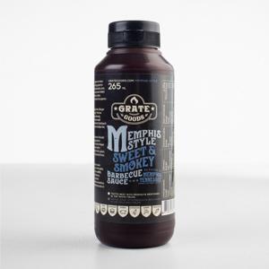 Grate Goods - Memphis Sweet & Smokey BBQ Sauce - Knijpfles 265 ml