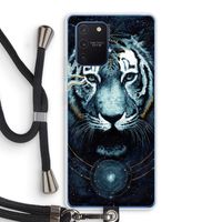 Darkness Tiger: Samsung Galaxy Note 10 Lite Transparant Hoesje met koord
