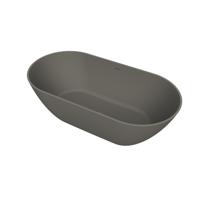 Vrijstaand Ligbad Arcqua Cusco 165x85 Mat Quartz Grijs Arcqua