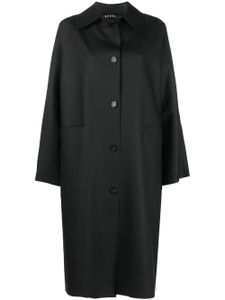 KASSL Editions manteau Original Below Rubber - Noir