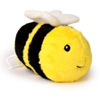 Puckator Deurstopper Honingbij - 1.2 kg - geel/zwart - knuffeldier - H21 cm - deurstop
