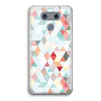 Gekleurde driehoekjes pastel: LG G6 Transparant Hoesje Gekleurde driehoekjes pastel: LG G6 Transparant Hoesje
