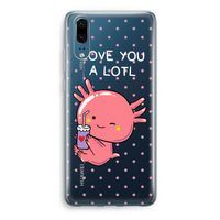 Love You A Lotl: Huawei P20 Transparant Hoesje