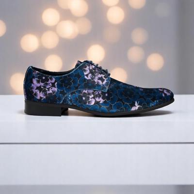 Mystic Blueberry Blossom Lureaux - Handgemaakte Nette Schoenen Voor Heren