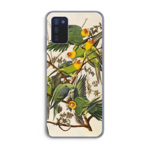 Carolinaparkiet: Samsung Galaxy A03s Transparant Hoesje