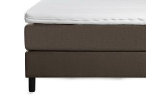 BudgetBed - Santo Boxspring - Bruin - 90 x 200 / met montage / GRATIS levering | Gratis verzending