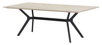 DTP Home Eettafel 'Novi' Mortex, 225 x 95cm, kleur Zand