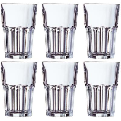 Arcoroc waterglazen/drinkglazen - 6x stuks - 350 ml - Granity serie