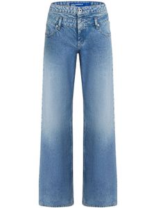 Karl Lagerfeld Jeans jean ample à taille basse - Bleu