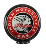 Indian Motorcycles Gas Logo Benzinepomp Bol - Glazen Lenzen