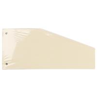 Pergamy trapezium verdeelstroken, pak van 100 stuks, gems