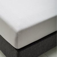 Hoeslaken Katoen - Zilver - 80x200 cm - Zilver - Dekbed Discounter - Dekbed-Discounter.nl - thumbnail