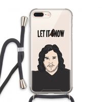 Let It Snow: iPhone 7 PLUS Transparant Hoesje met koord