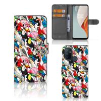 OnePlus Nord N100 | Telefoonhoesje | Met pasjeshouder | Birds