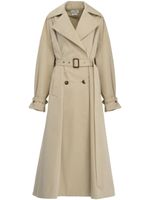 Alexander McQueen trench évasé à design plissé - Tons neutres