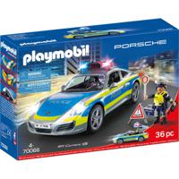 PLAYMOBIL PLAYMOBIL Porsche 911 4S Politie Wit 70066 - thumbnail