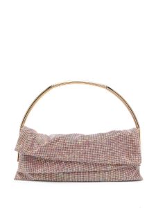 Benedetta Bruzziches crystal-embellished shoulder bag - Rose