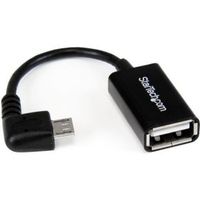 StarTech.com 12 cm rechtshoekige micro-USB-naar-USB-OTG-hostadapter M/F - thumbnail
