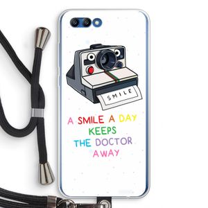 Smile: Honor 10 Transparant Hoesje met koord