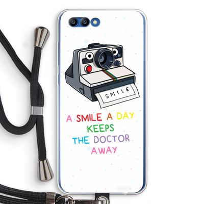 Smile: Honor 10 Transparant Hoesje met koord