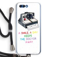 Smile: Honor 10 Transparant Hoesje met koord