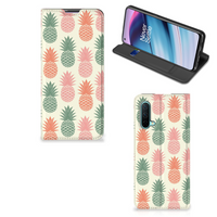 OnePlus Nord CE 5G Flip Style Cover Ananas