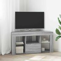 Hoek LED TV Kast Grijs Sonoma 106 x 40 x 50 cm Bewerkt hout