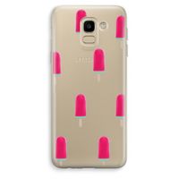 Waterijsje: Samsung Galaxy J6 (2018) Transparant Hoesje