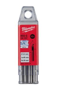 Milwaukee Accessoires HSS-G metaalboor 8,5 x 37 x 79 mm (10 stuks) - 4932352219