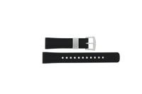 Horlogeband Seiko 6R35-00P0 / SPB147J1 / R03E011J0 Rubber Zwart 20mm