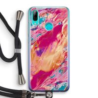 Pastel Echoes: Huawei P Smart (2019) Transparant Hoesje met koord