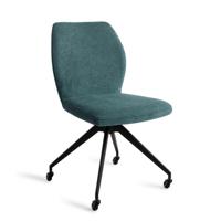 Jesper Home Eetkamerstoel 'Ikata' Glide Black, kleur Merry Mermaid