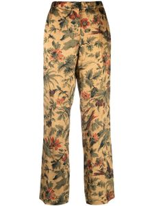 F.R.S For Restless Sleepers pantalon droit à fleurs - Jaune