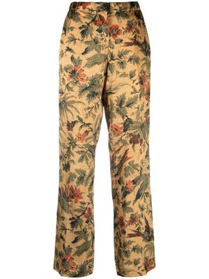 F.R.S For Restless Sleepers pantalon droit à fleurs - Jaune