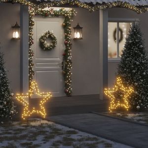 Kerstverlichting met ster 115 LED's 85 cm