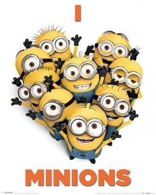 Despicable Me 2 I Love Minions Poster 40x50cm Despicable Me 2 I Love Minions Poster 40x50cm