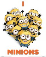 Despicable Me 2 I Love Minions Poster 40x50cm - thumbnail