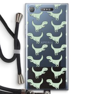 Dinos: Sony Xperia XZ1 Transparant Hoesje met koord