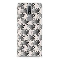 Nokia 2.4 | TPU Hoesje | Salamander Grey