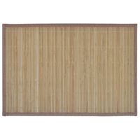 vidaXL 6 st Placemats 30x45 cm bamboe bruin