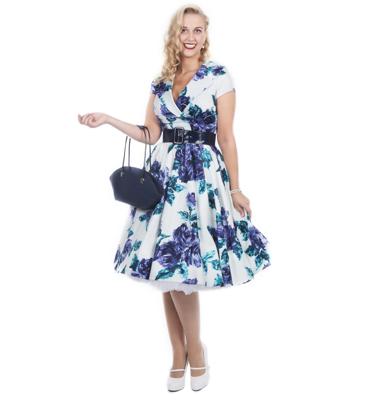 Birdie Dress Blue Roses-XS | 46% korting Birdie Dress Blue Roses-XS | 46% korting