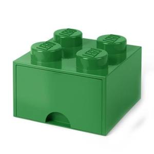 LEGO® Brick 4 Opbergbox Met Lade - Donkergroen